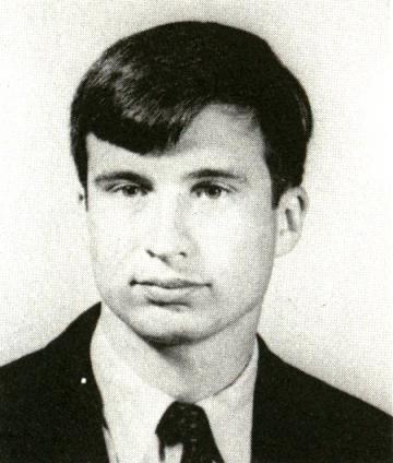 Yearbook photograph of David Levy
