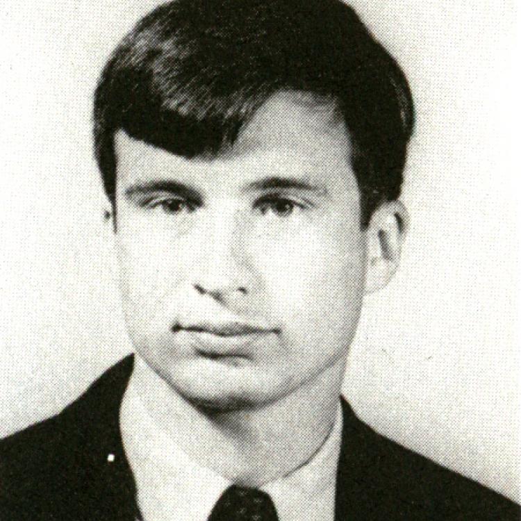 Yearbook photograph of David Levy