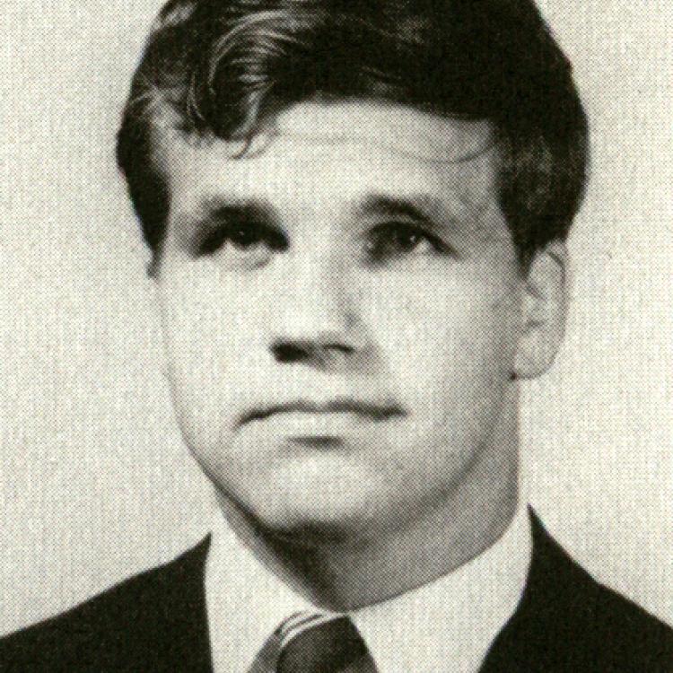 Yearbook photograph of Bob Olson