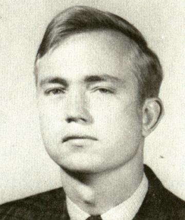 Yearbook photograph of Chuck Vasaly